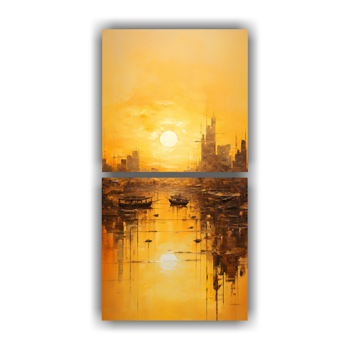 cuadros-dibujo-simplicidad-del-puerto-animado