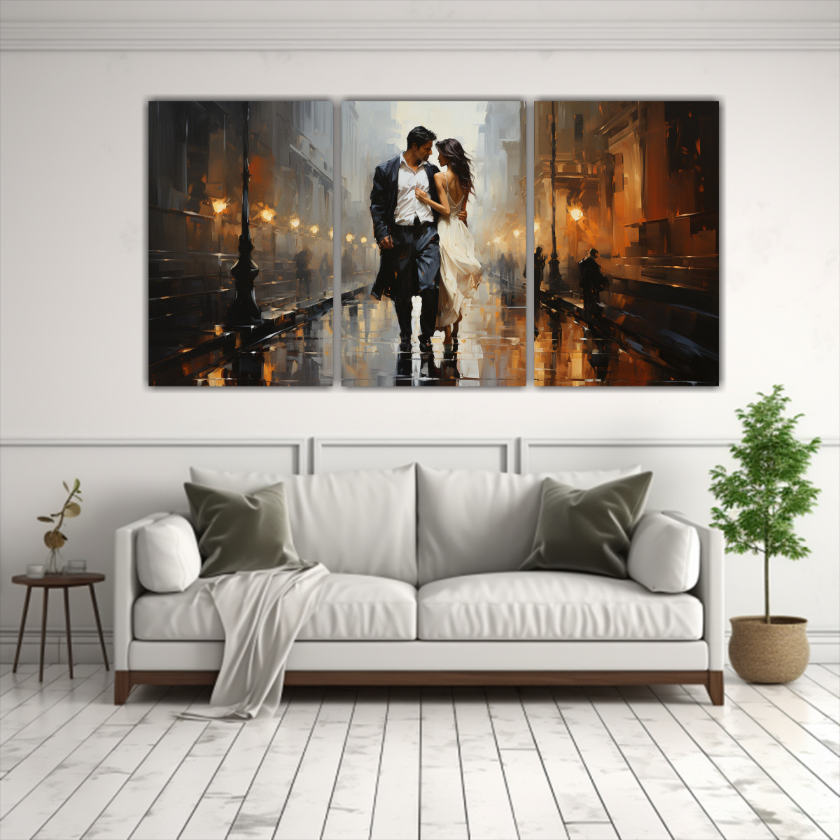 cuadros-espectacular-gama-de-colores-de-pintura-al-leo-impresionista-de-hombre-y-mujer-caminando-1