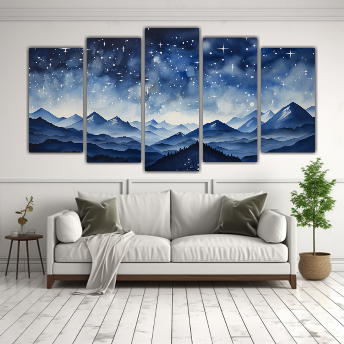 cuadros-finas-l-neas-unica-paisaje-de-monta-a-con-estilo-elegante-1