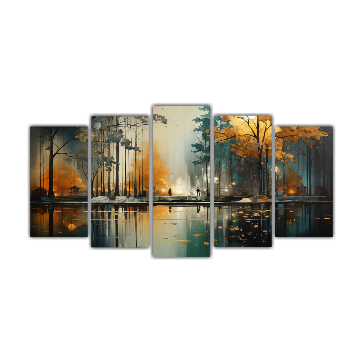 cuadros-fotograf-a-abstracta-de-rboles-en-plata-y-oro-con-decoraci-n-alegre