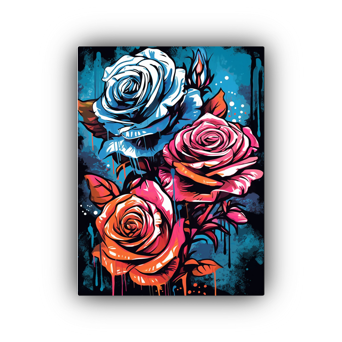 cuadros-innovadores-de-arte-de-pared-inspirados-en-el-estilo-de-graffiti-de-rosas-de-lee