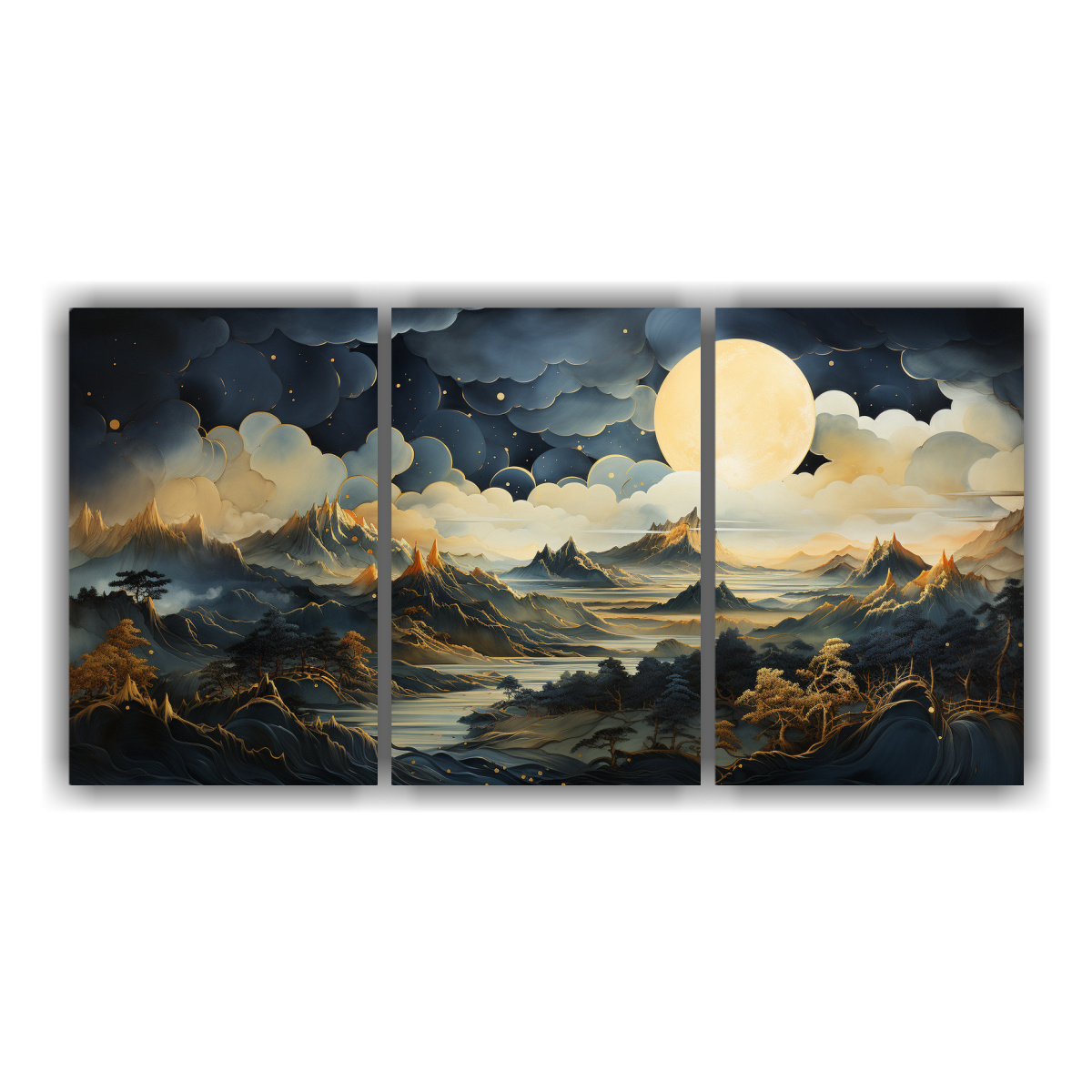 cuadros-intensos-de-monta-as-por-nicole-aston-en-estilo-de-arte-mountainscape