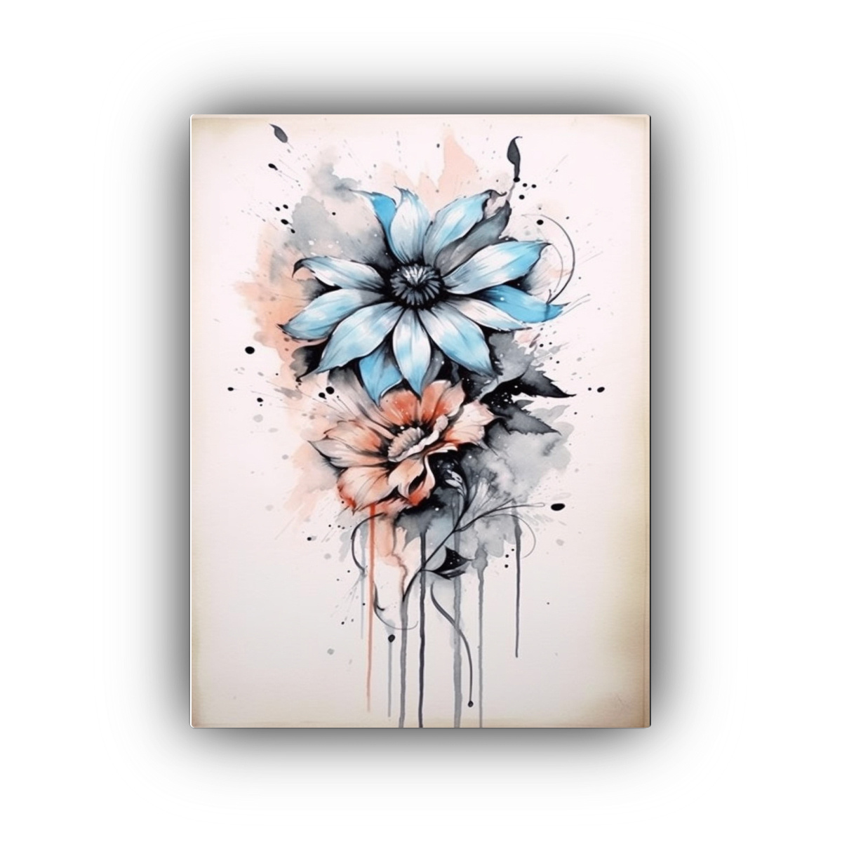 cuadros-juveniles-de-flores-en-acuarela-e-tinta-lienzo-inspirador-de-estilo-agua