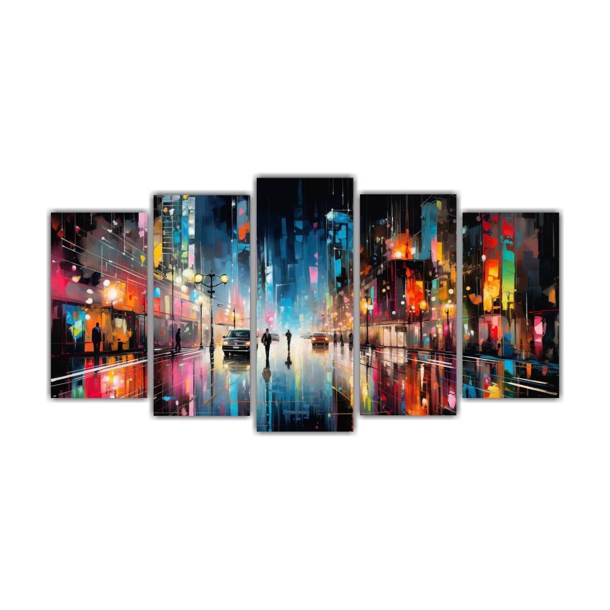 cuadros-modernos-exuberantes-fusi-n-abstracta-de-arte-pop-y-ne-n-en-la-ciudad-