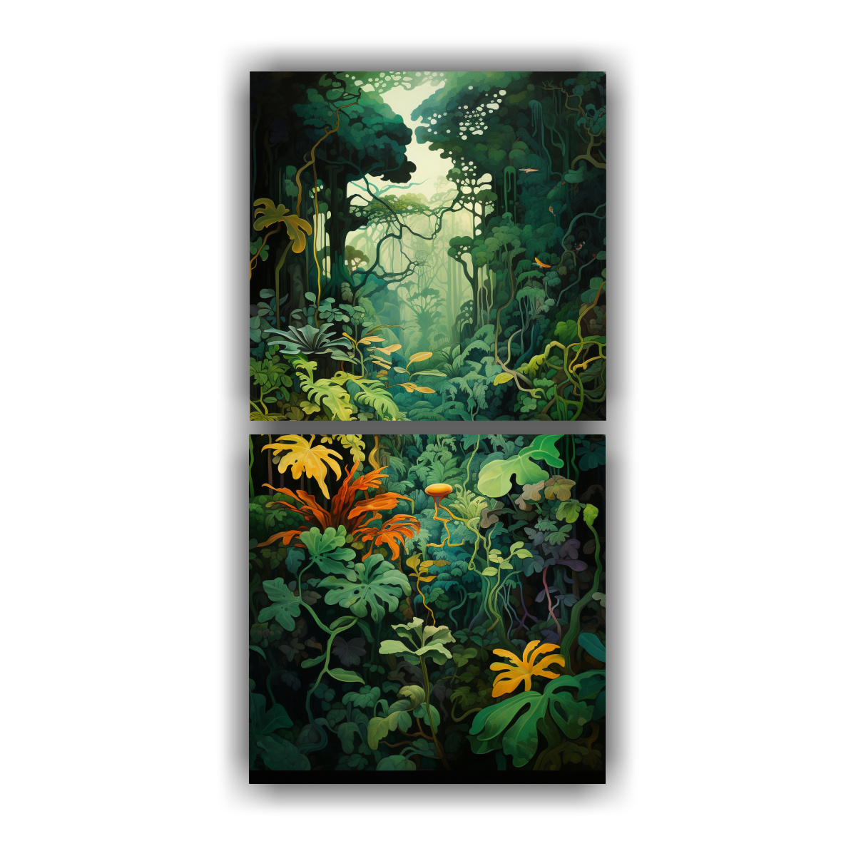 cuadros-modernos-interpretaci-n-abstracta-de-un-dosel-de-selva-pluvial