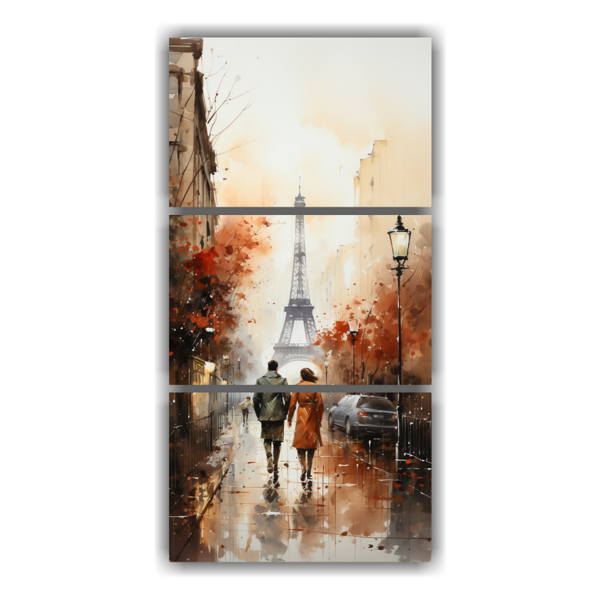 cuadros-modernos-pareja-joven-paseando-frente-a-la-torre-eiffel