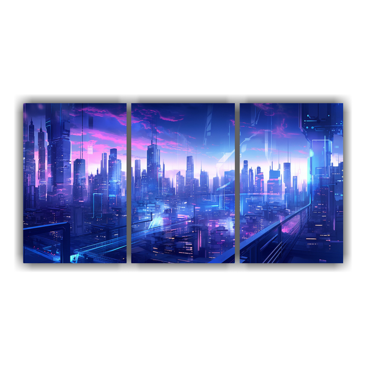 cuadros-movimiento-detalle-azules-el-ctricos-y-rosas-ne-n-abstracto