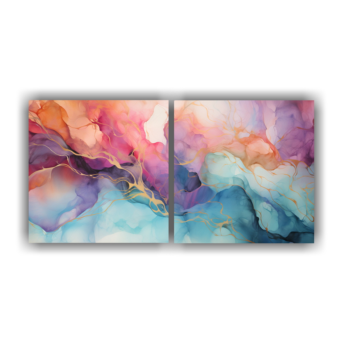 cuadros-vanguardia-intensidad-alcohol-con-fondo-de-tinta-dorada-y-colores-pasteles
