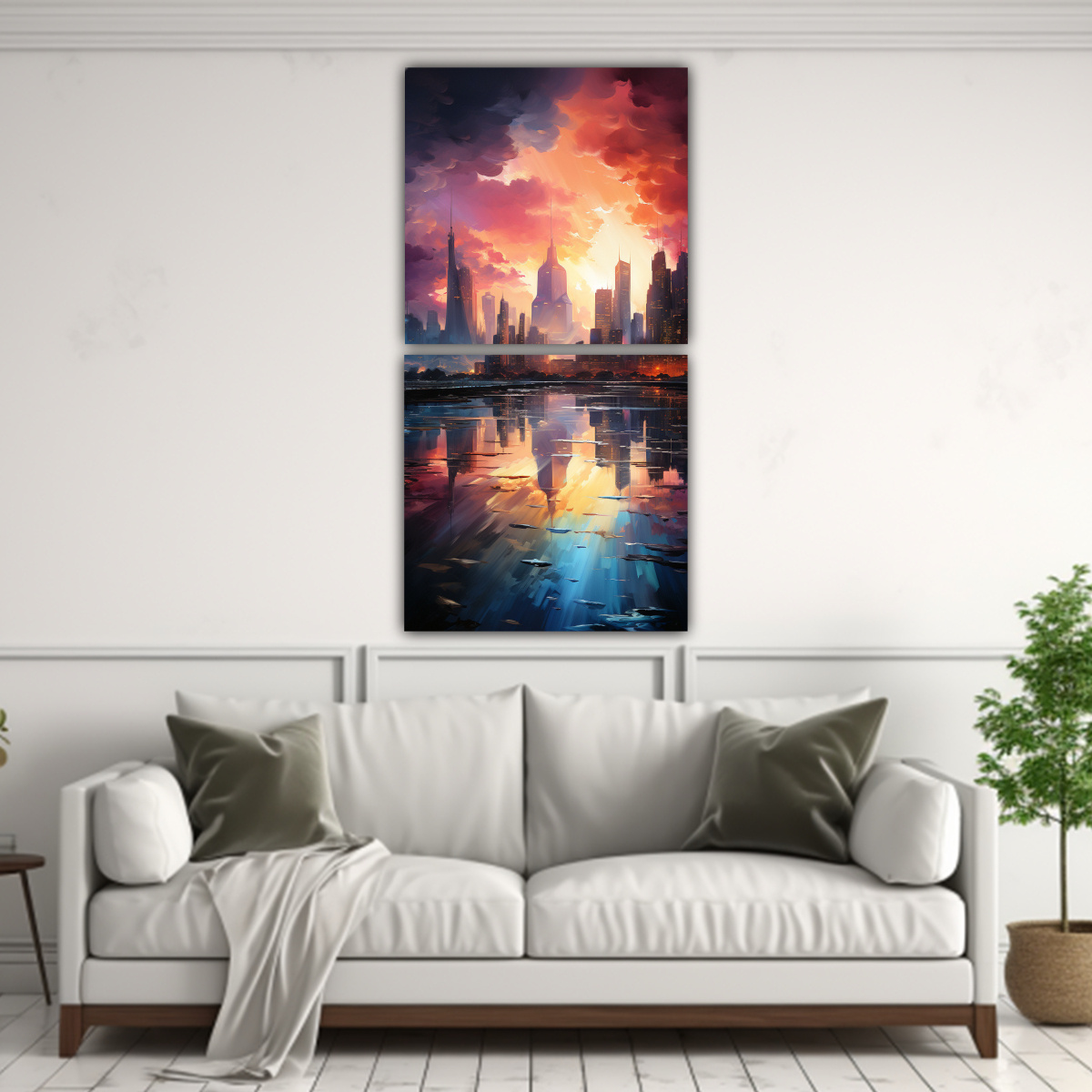 cuadros-vanguardia-motivo-abstracto-de-una-acuarela-en-una-ciudad-1