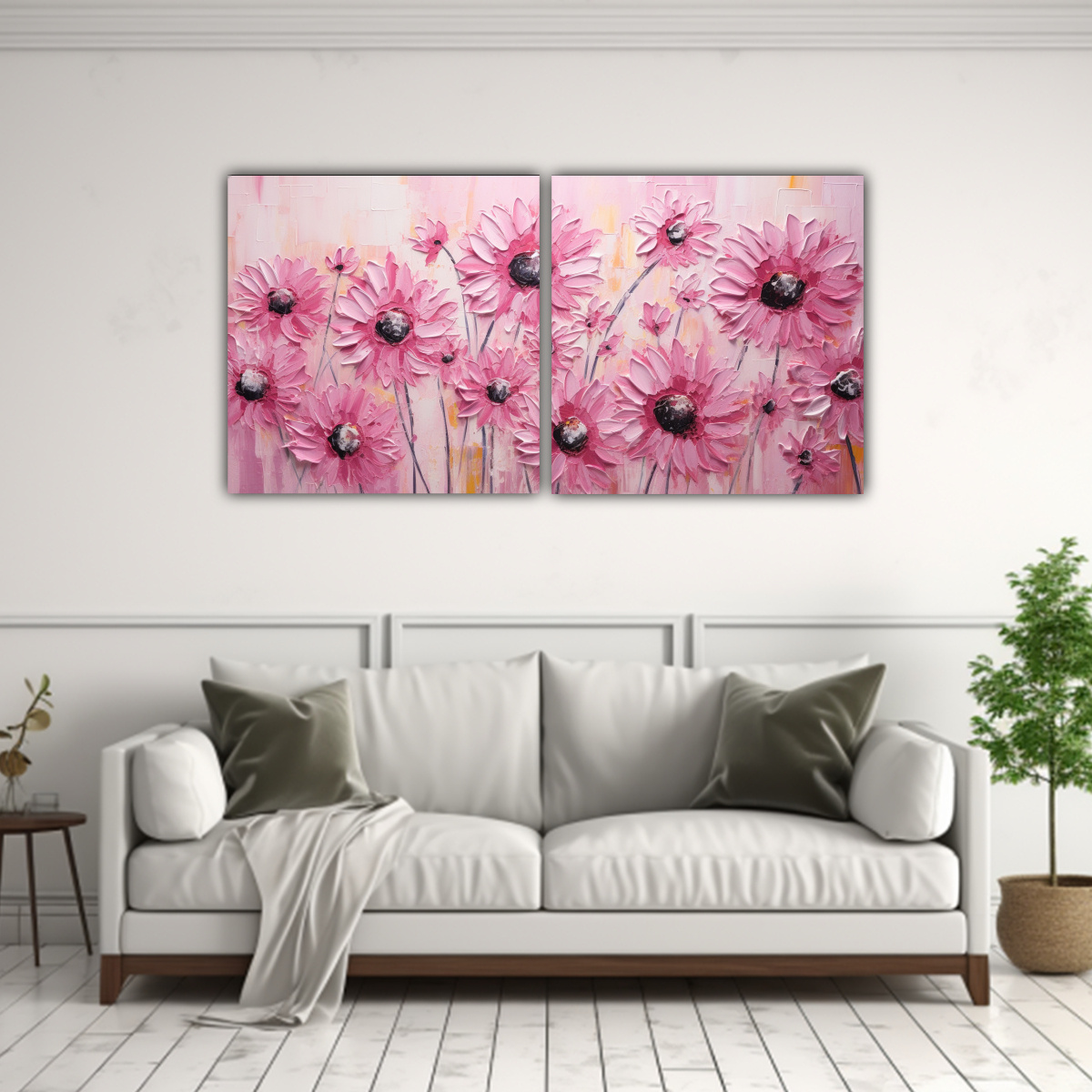 cuadros-vintage-con-girasoles-en-lienzo-estilo-resistente-a-la-pintura-de-sol-rosado-1