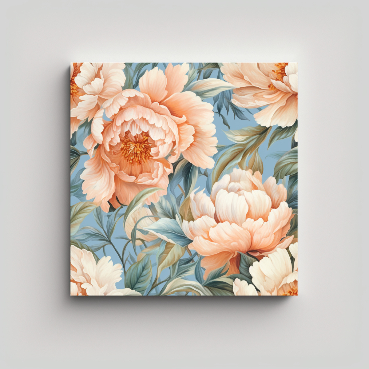 cuadros-vintage-con-peon-as-en-pastel-arte-de-pared-floral-y-bonito