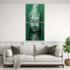 d-ptico-composici-n-equilibrio-buddha-rostro-leo-estilo-abstracto-plateado-y-verde-decoraci-n-pinturas-1