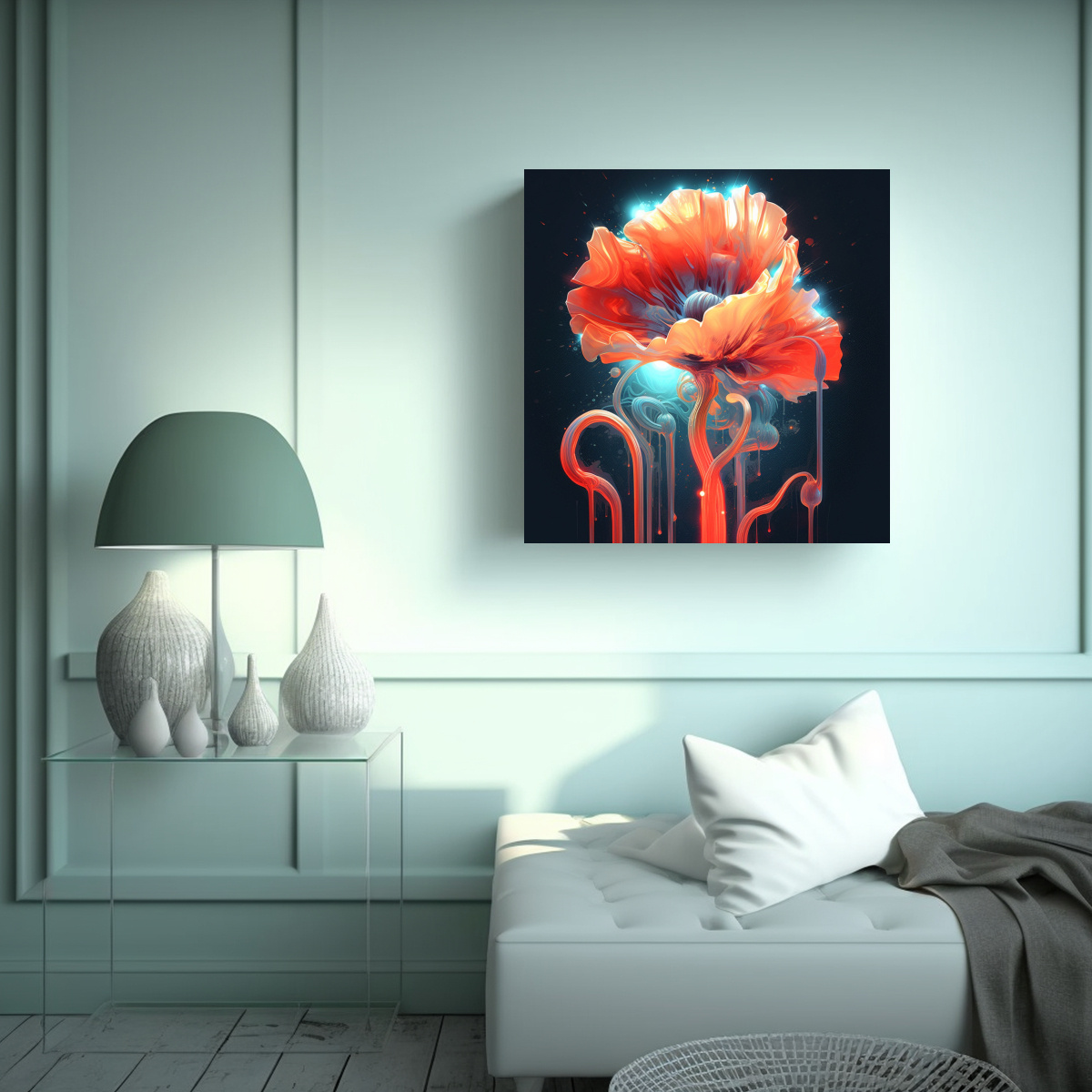 decoraci-n-futurista-de-comedor-luminoso-con-flores-de-amapola-elegidas-1