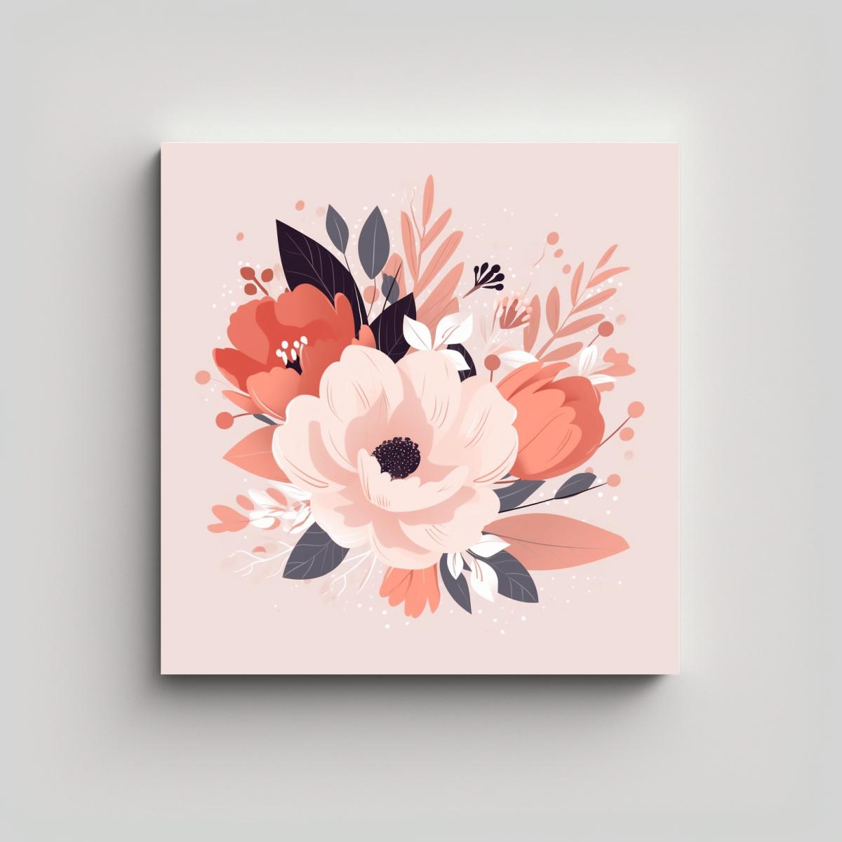 decoraci-n-pastel-moderna-para-oficina-tela-bastidor-estilo-vectorial