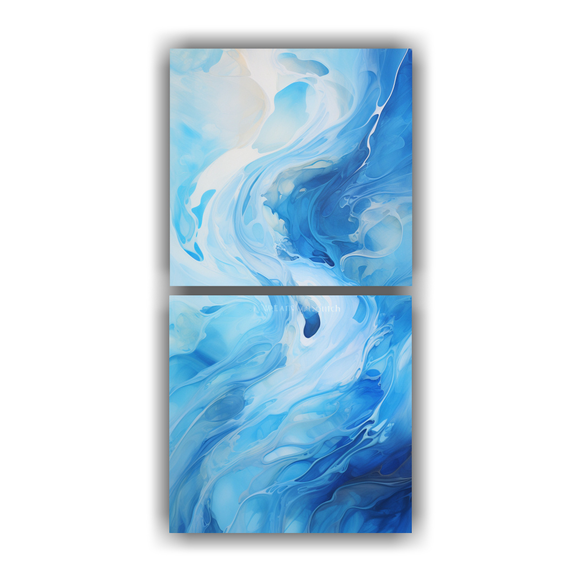 decoraci-n-pinturas-con-el-estilo-abstracto-del-ritmo-fluido-de-un-r-o-con-reflejos-