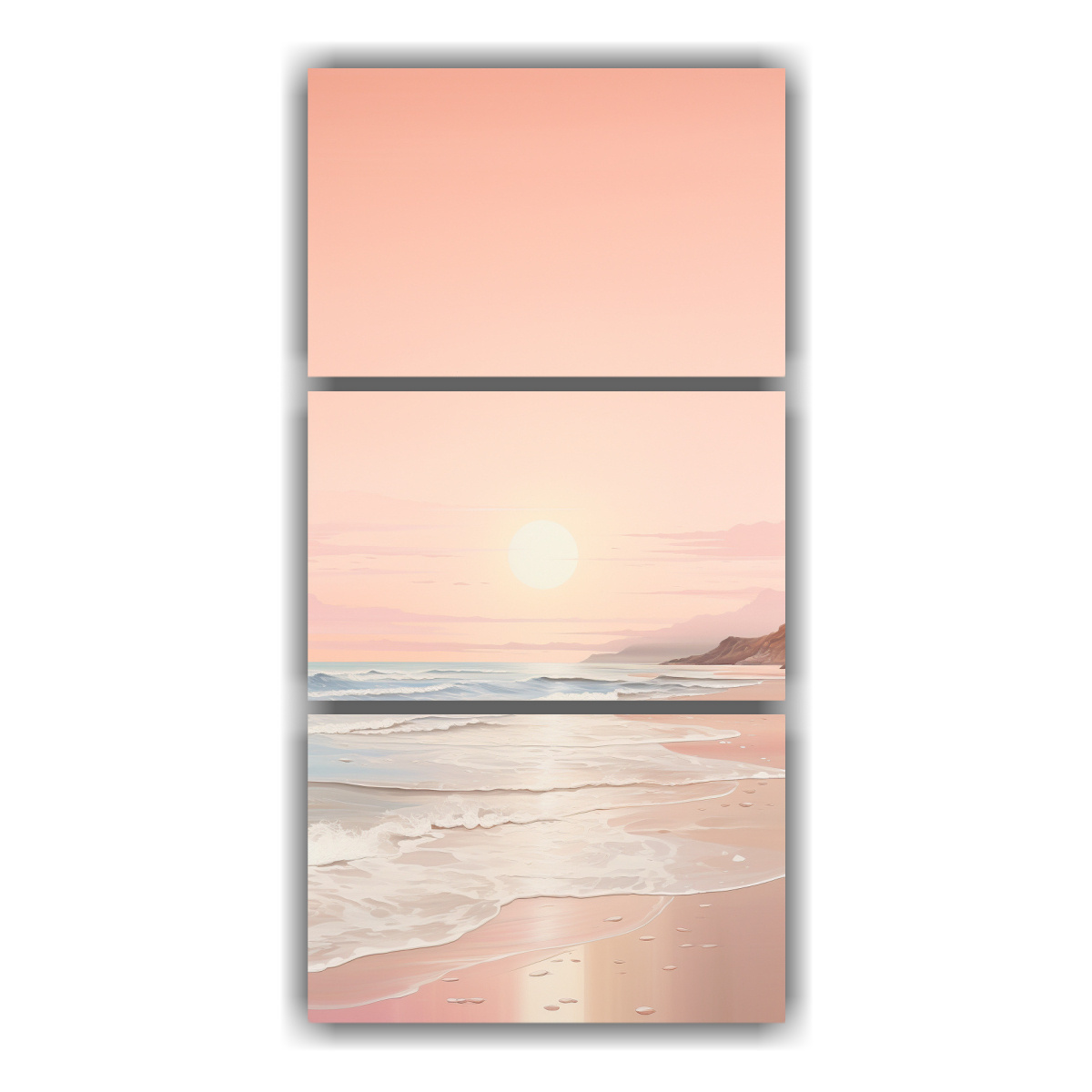 detalles-intrincados-de-una-playa-tranquila-al-amanecer-cuadros-acuarela