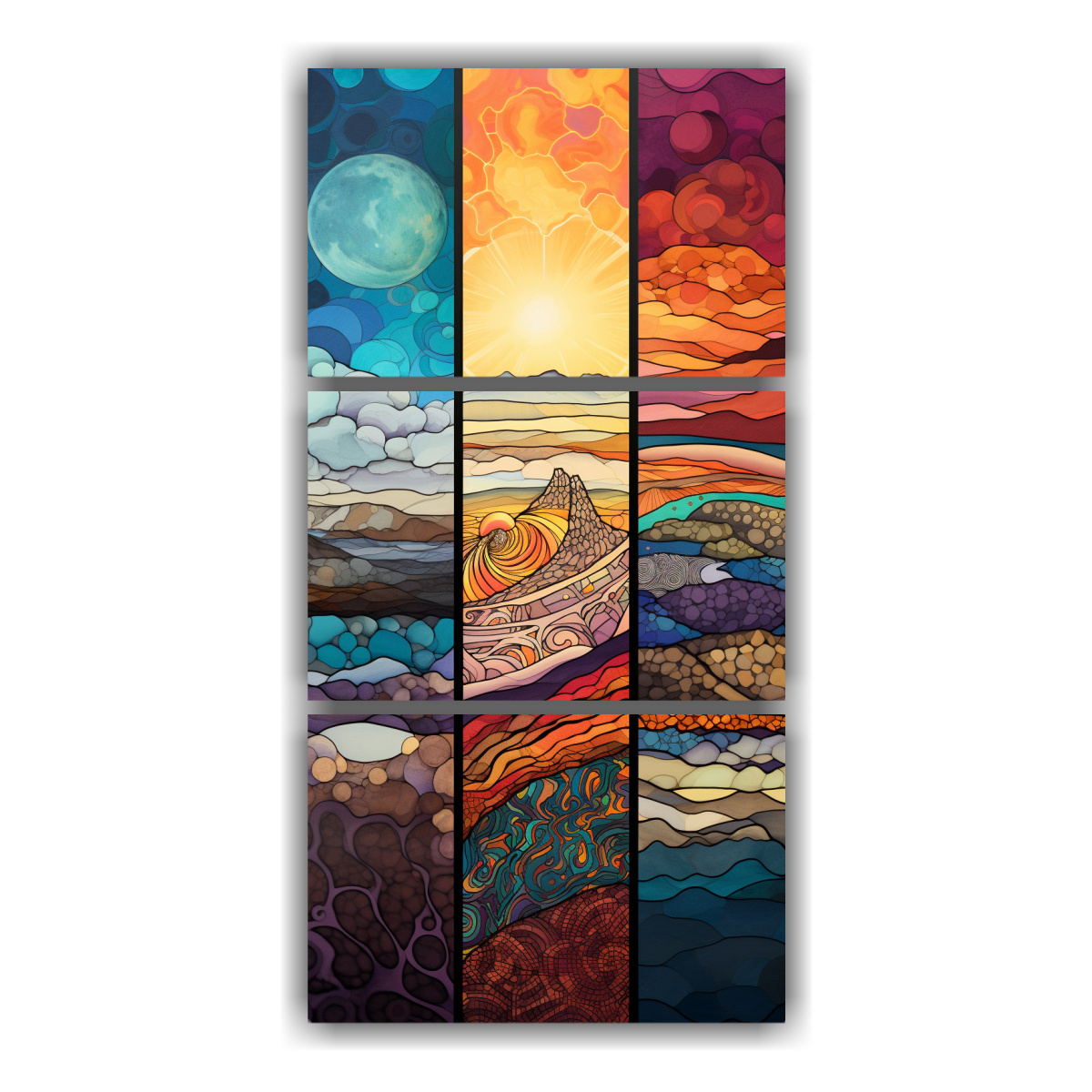 detalles-intrincados-fusion-de-patrones-abstractos-y-maravillas-naturales-en-pinturas-decorativas