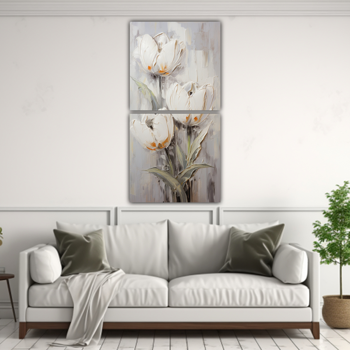 dibujos-en-lienzo-de-tulipanes-blancos-para-decorar-cuartos-1
