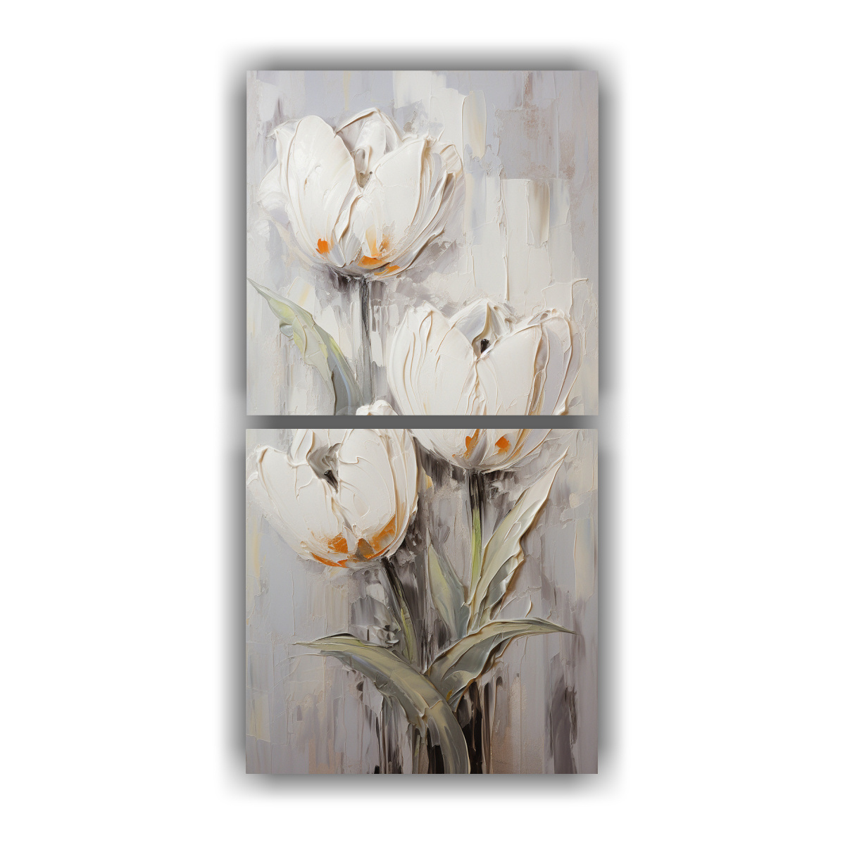 dibujos-en-lienzo-de-tulipanes-blancos-para-decorar-cuartos