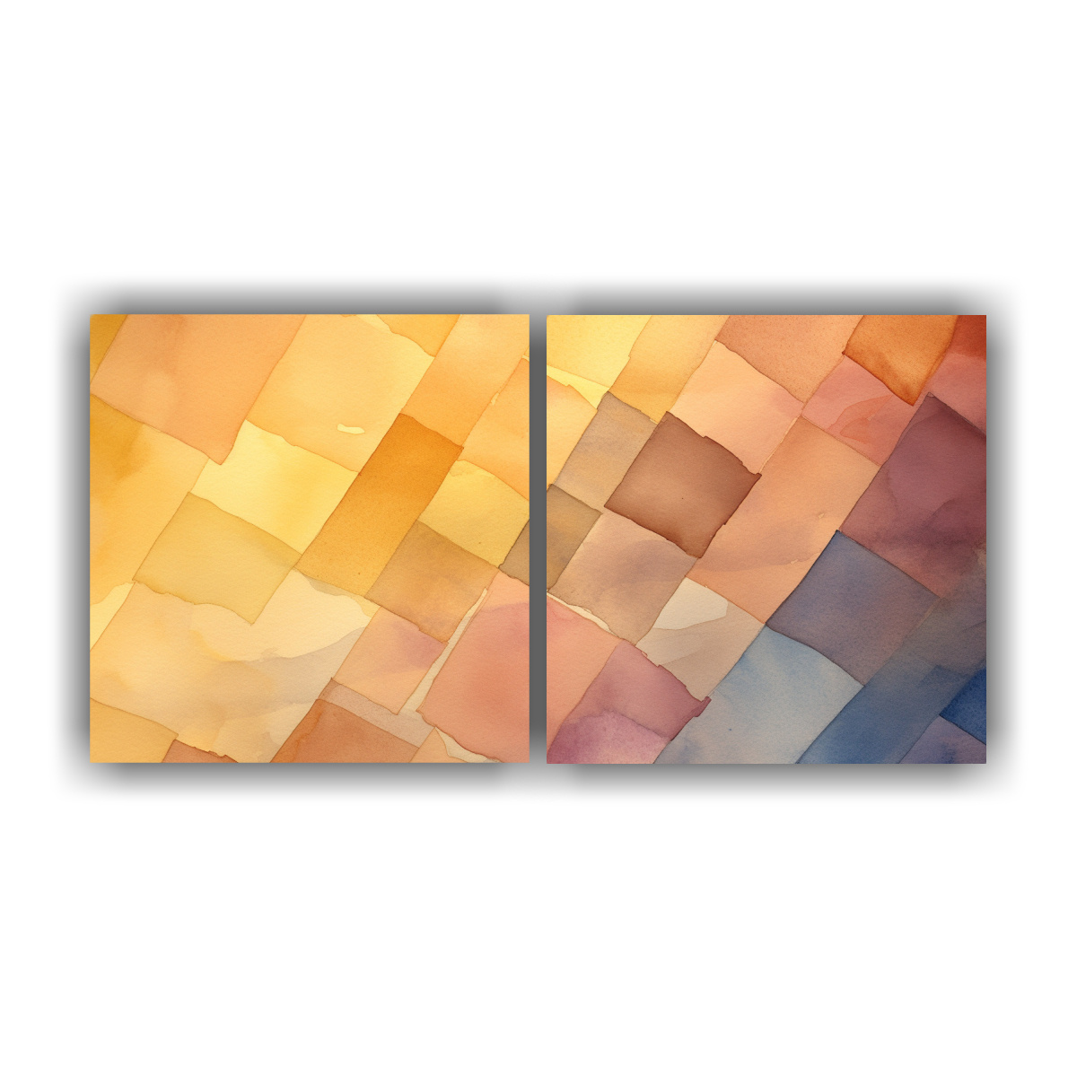 diptico-composicion-mural-en-papel-acuarela-vintage-en-blanco-con-fondo