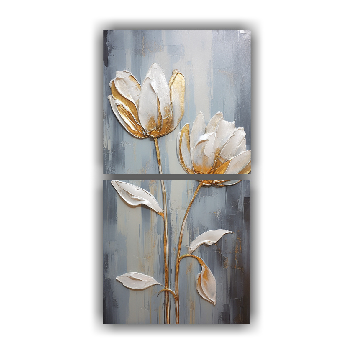 diptico-movimiento-tematica-a-gold-tulips-pintura-sobre-lienzo-estilo-decorativo
