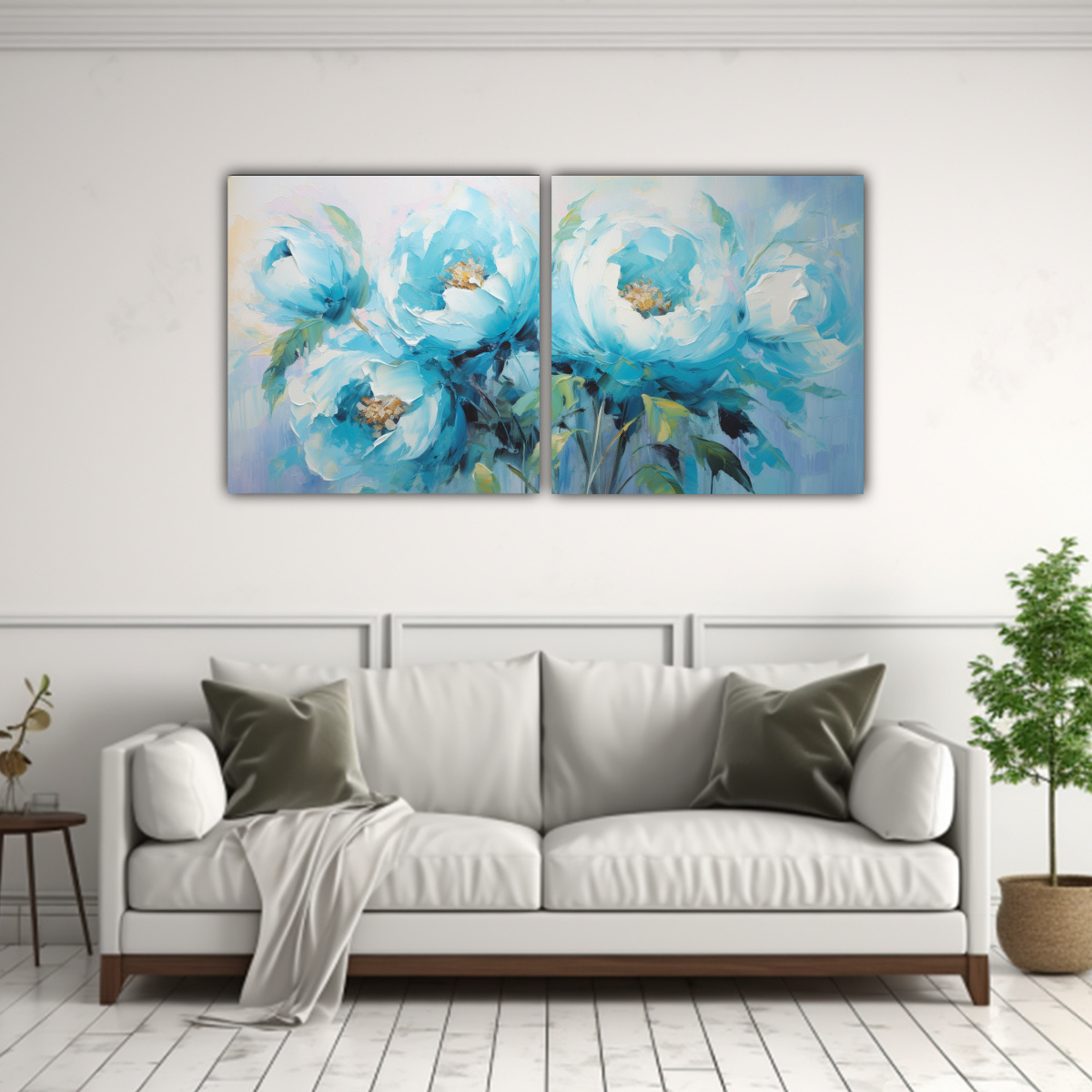 diptico-tela-sublimada-floral-en-turquesa-con-pintura-en-lienzo-estilo-peonies-1
