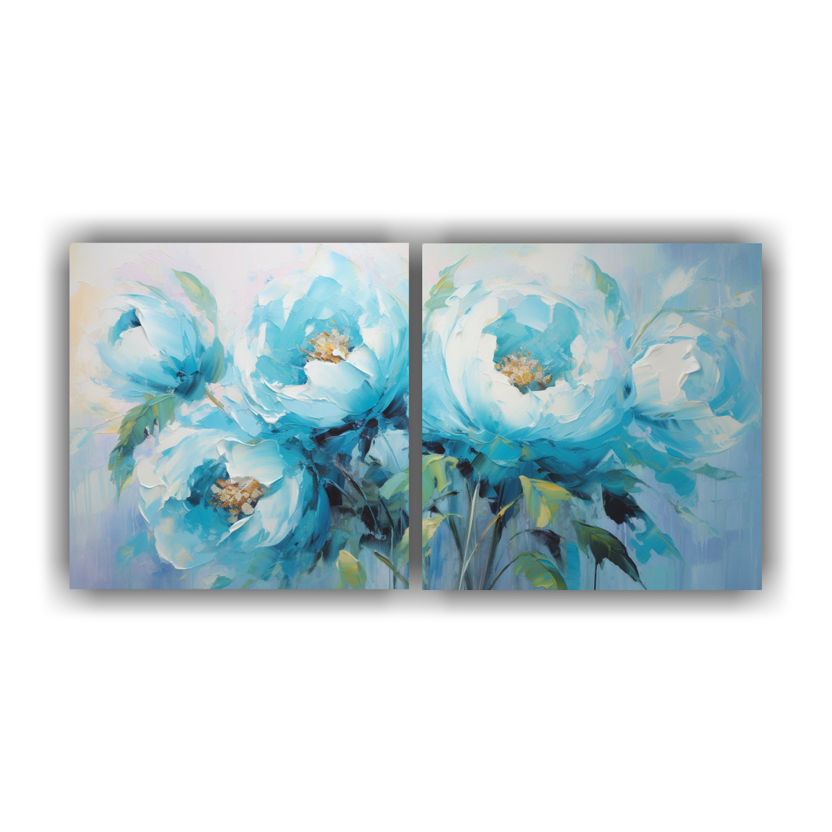 diptico-tela-sublimada-floral-en-turquesa-con-pintura-en-lienzo-estilo-peonies