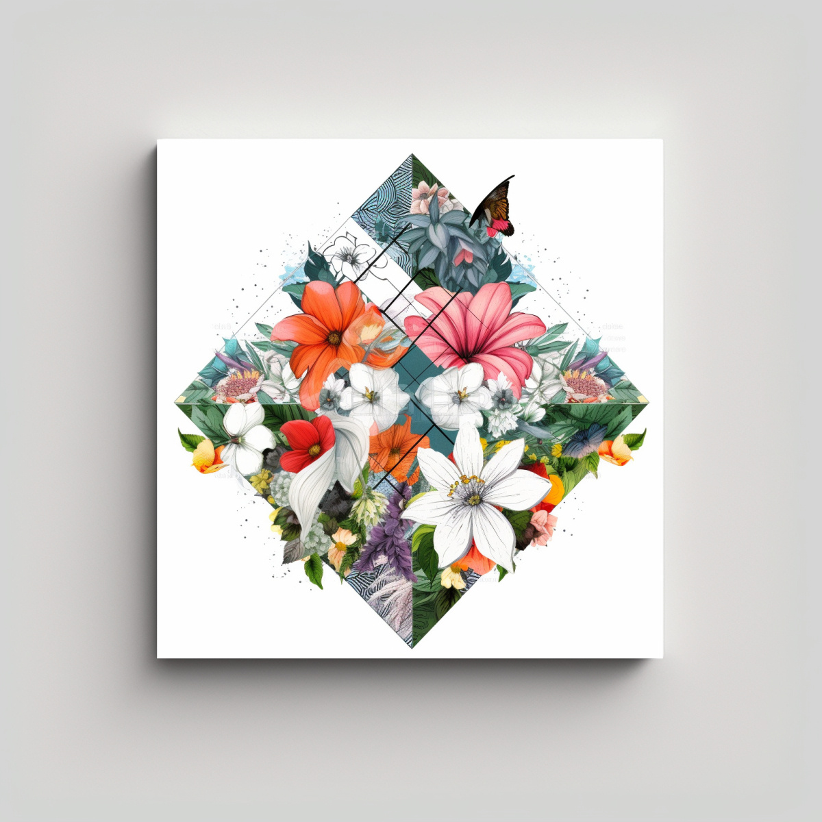 dise-o-cl-sico-de-arte-de-pared-y-jard-n-geom-trico-sin-fondo-floral