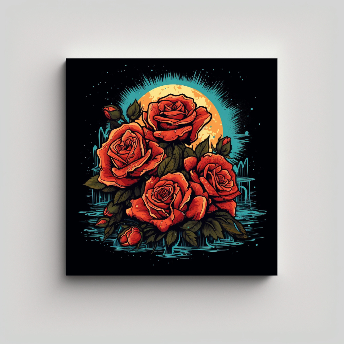 dise-o-expresivo-de-rosas-para-arte-de-pared-nico-y-destacado