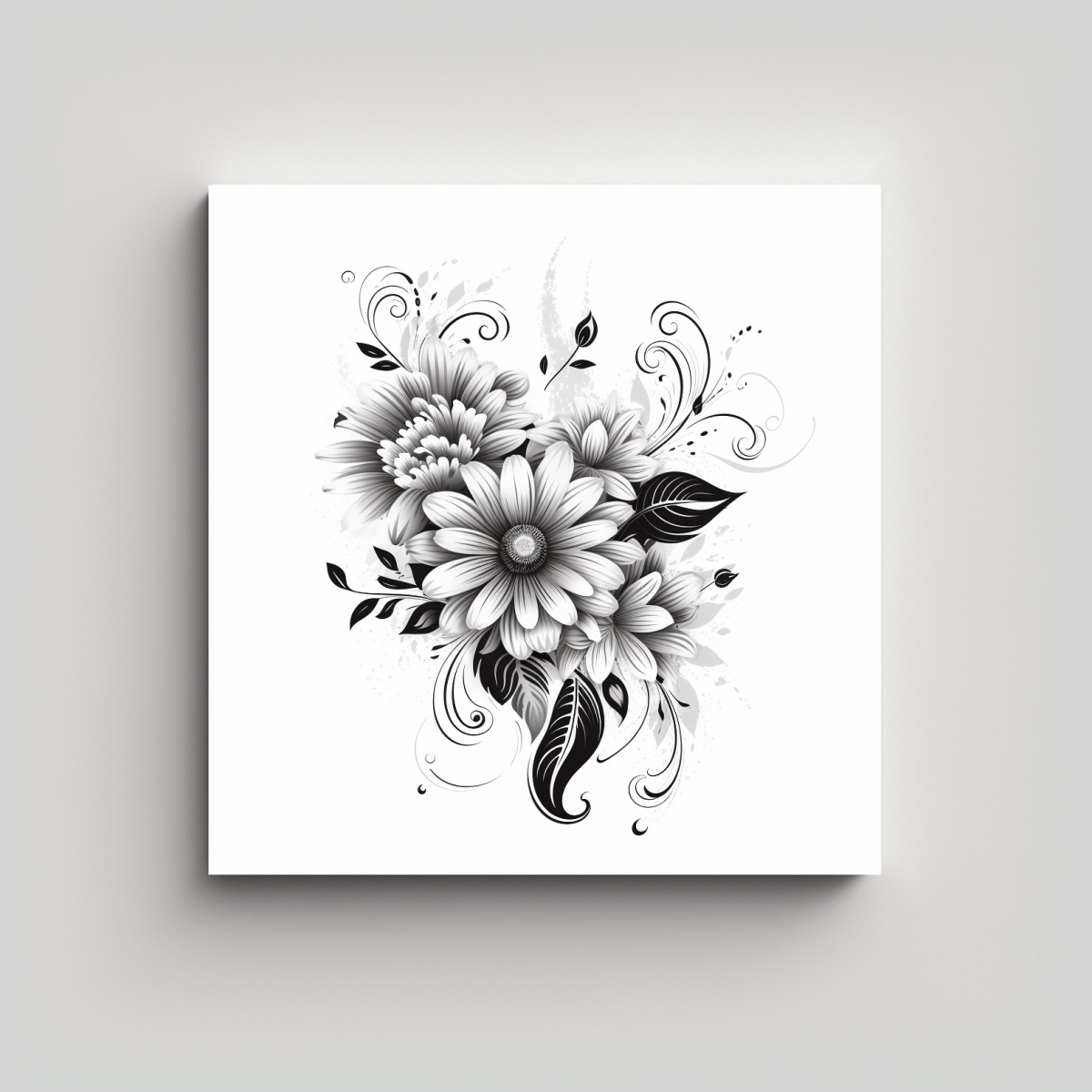 dise-o-floral-tatuaje-en-lienzo-decorativo-de-ba-o-blanco