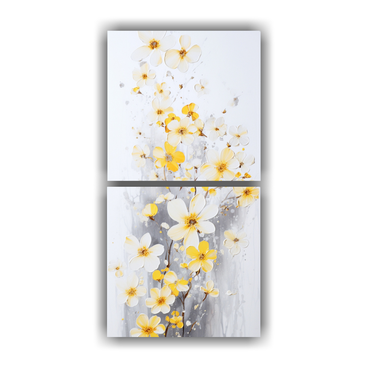 dos-artes-de-pared-tematica-hermoso-pintura-acr-lica-sin-costuras-salpicada-en-blanco-