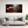 dos-artes-moderno-simetrico-pintura-en-lienzo-estilo-magic-black-lotus-1
