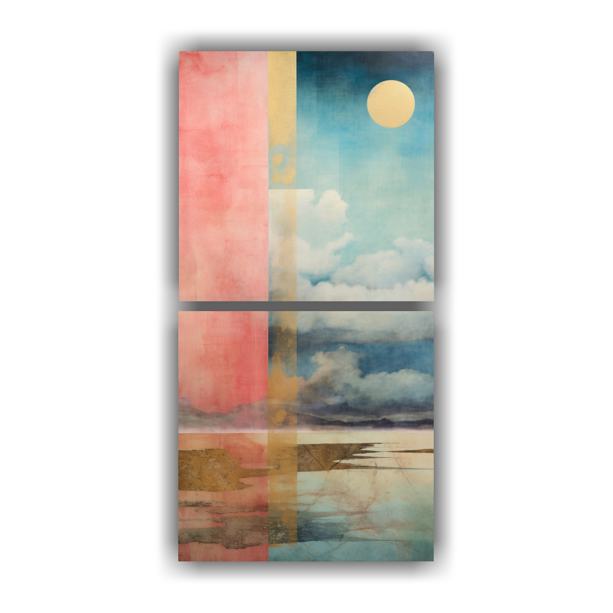 dos-artes-tema-intensidad-pintura-con-acuarela-rosa-turquesa-y-dorado-en-decoraciones-de-pinturas