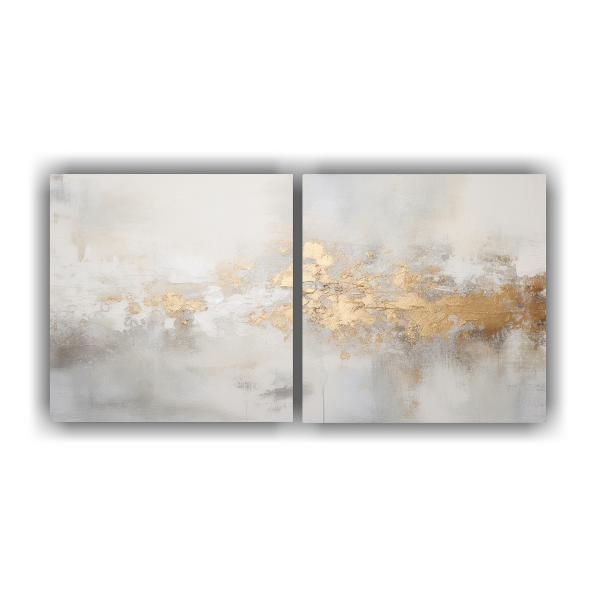 dos-composiciones-c-lidas-abstractas-con-fondo-de-pintura-blanca-y-salpicaduras-de-oro