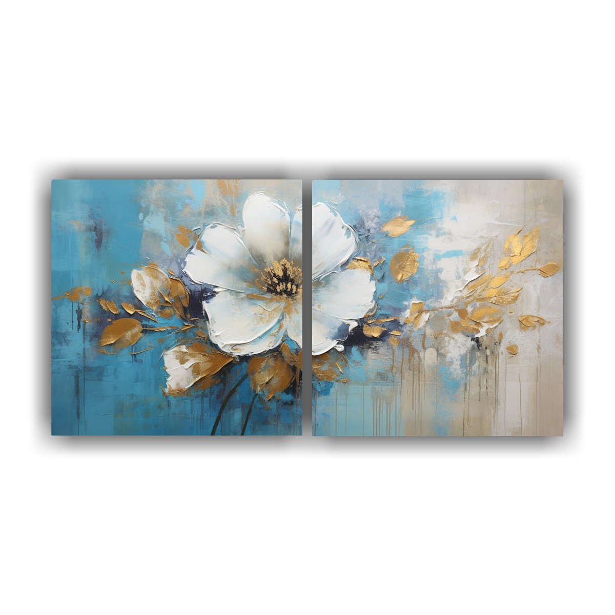 dos-composiciones-tema-original-en-lienzo-estilo-pintura-de-flores-azules