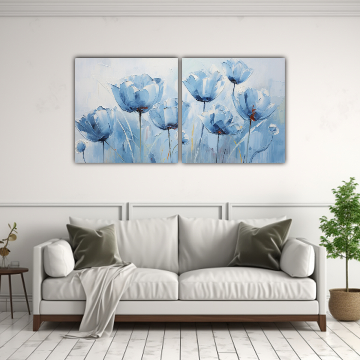 dos-cuadros-abstractos-de-lienzo-en-estilo-de-tulipanes-azules-1