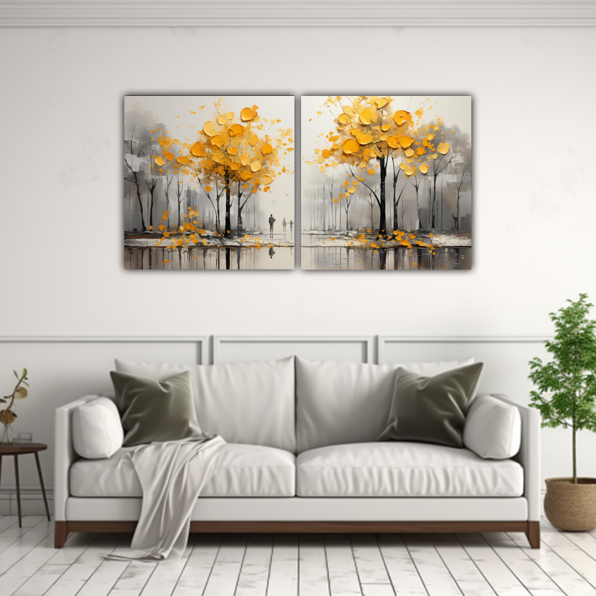 dos-cuadros-de-pared-expresi-n-mural-pintura-abstracta-de-rboles-en-plata-y-blanco-1-1