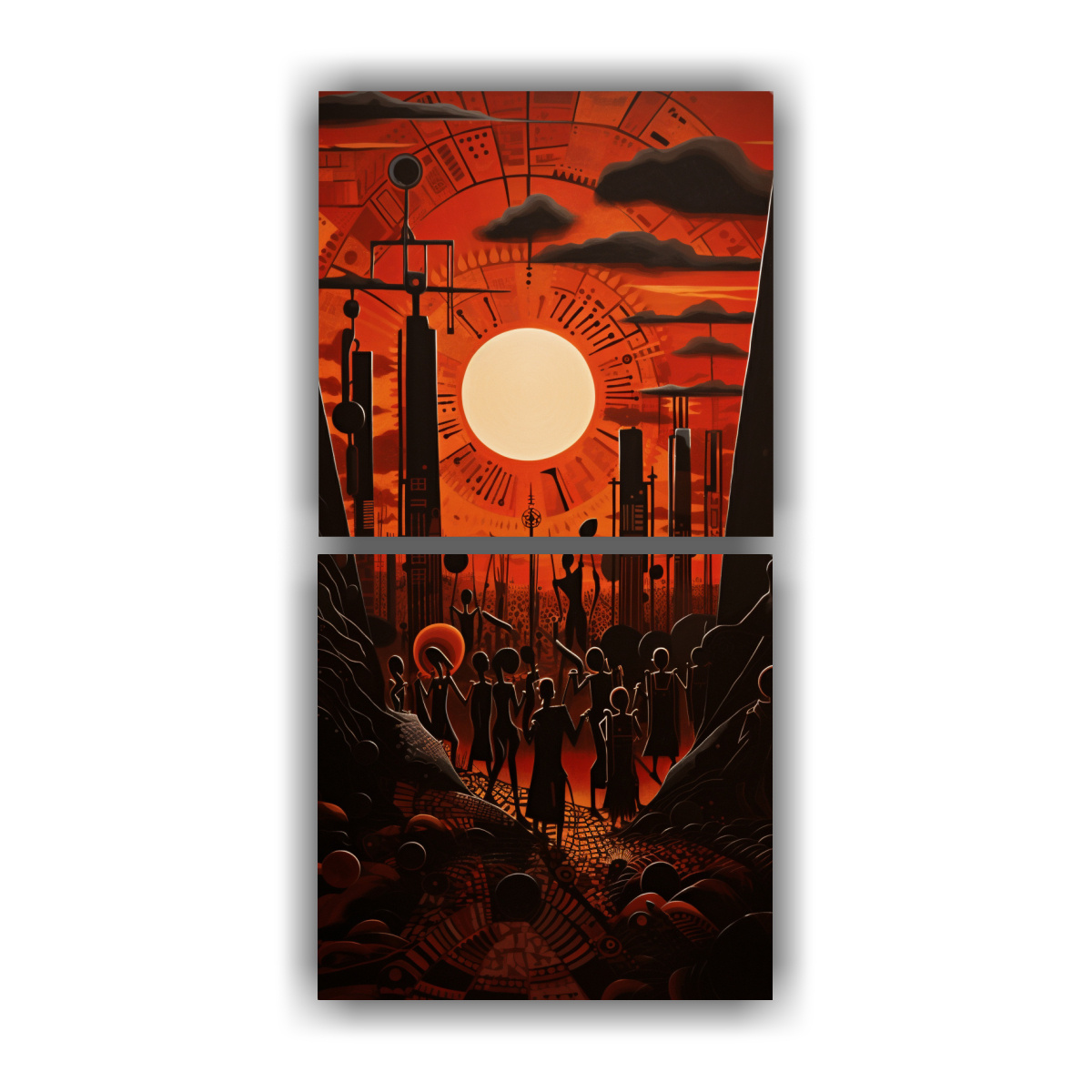 dos-cuadros-forma-relieve-abstracci-n-terrenal-de-antiguas-ceremonias-tribales-h-