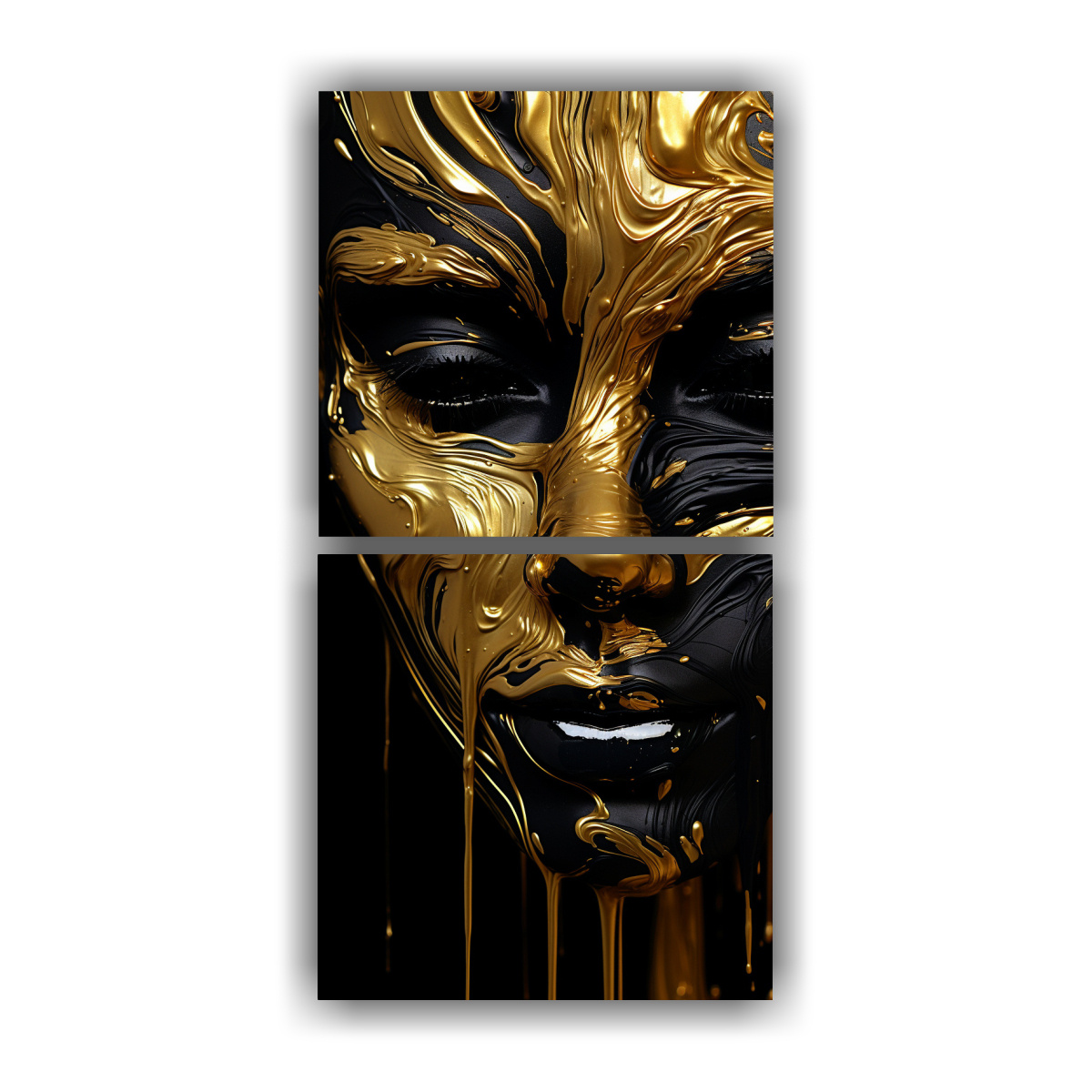 dos-cuadros-modernos-en-relieve-arte-digital-al-estilo-oro-claro-y-negro
