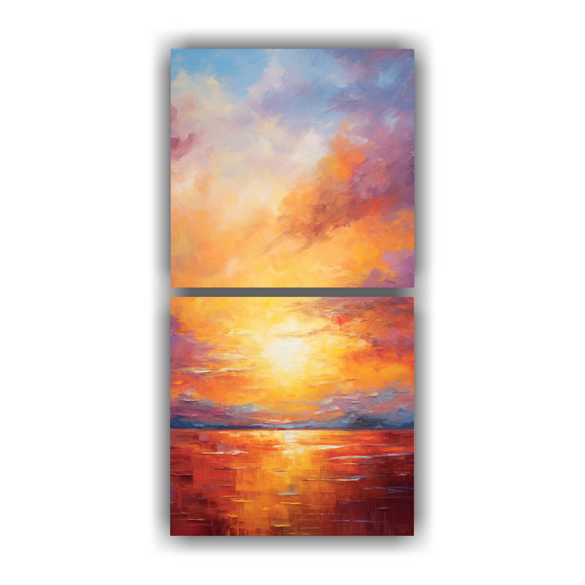 dos-cuadros-vanguardia-figuras-abstractas-en-fusi-n-de-impresionismo-y-colores-c-lidos