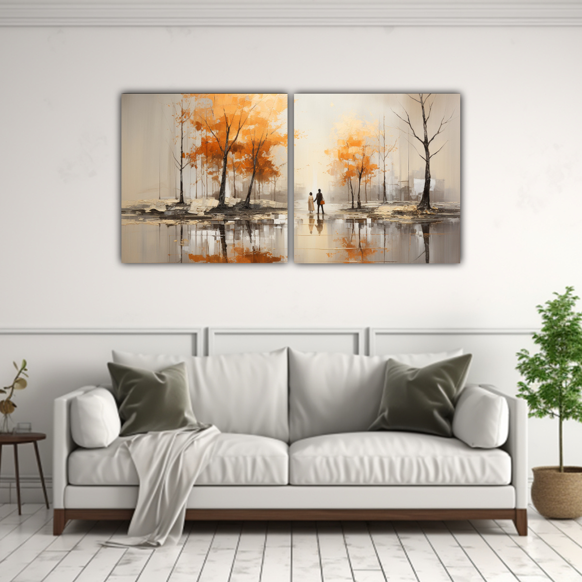 dos-lienzos-abstractos-impresionantes-de-rboles-en-plata-y-blanco-1