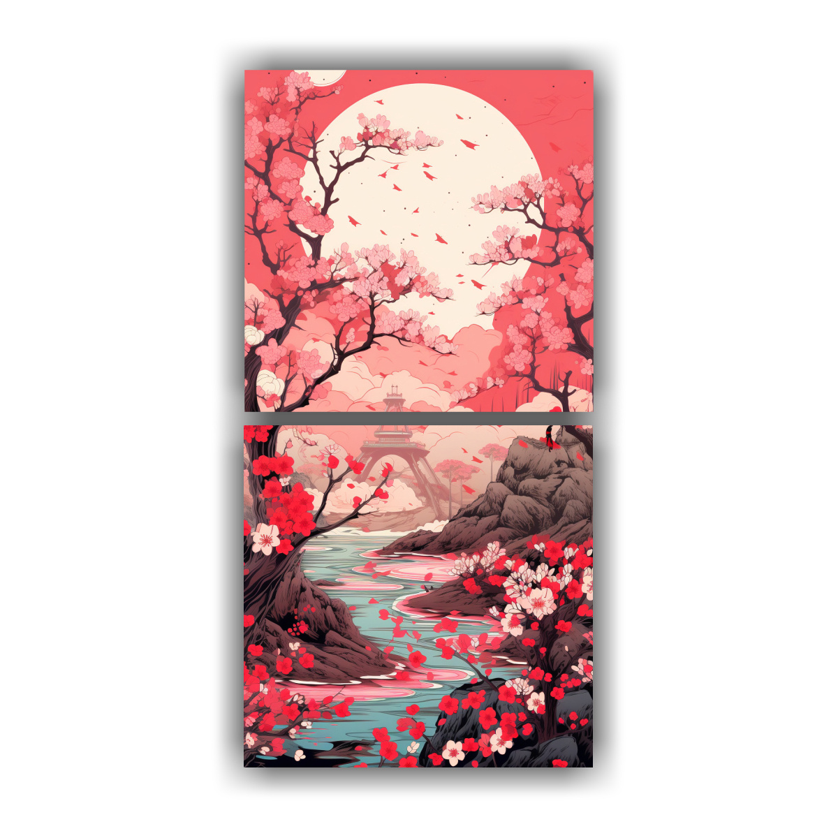 dos-lienzos-de-tela-expresion-belleza-abstracta-reinterpretaci-n-de-impresiones-japonesas-ukiyoe