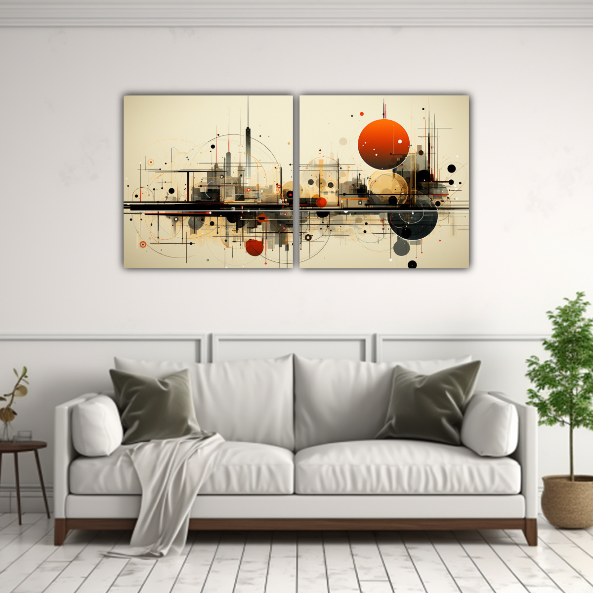 dos-telas-en-bastidor-vanguardia-bonito-lienzo-de-arte-berlin-por-brittany-j-en-el-estilo-de-1