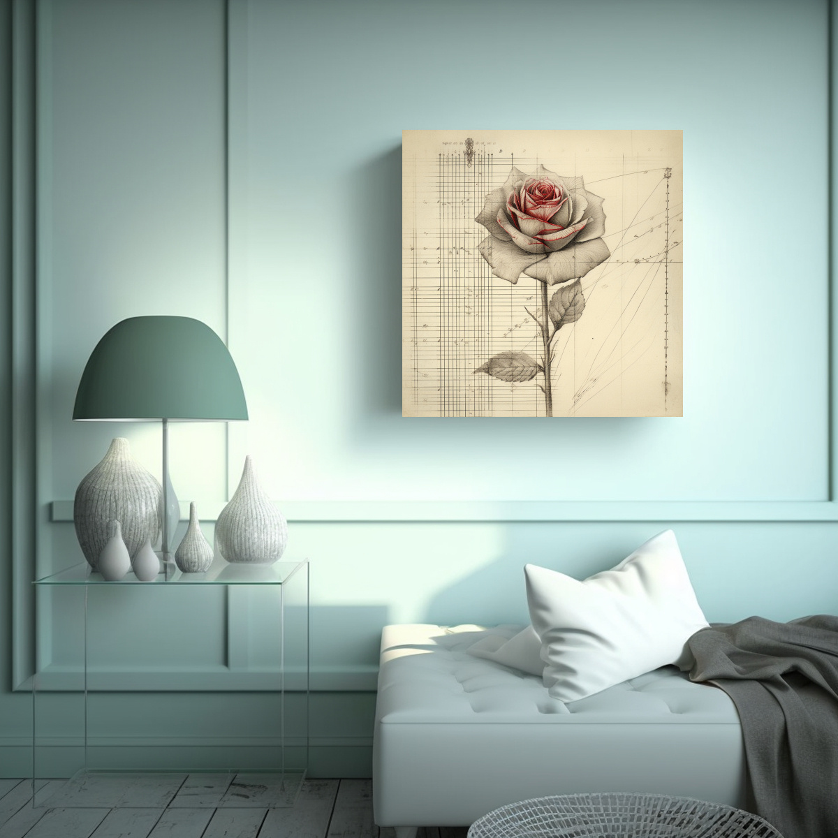 durable-lienzo-de-tela-con-dibujo-de-rosa-en-papel-cient-fico-1