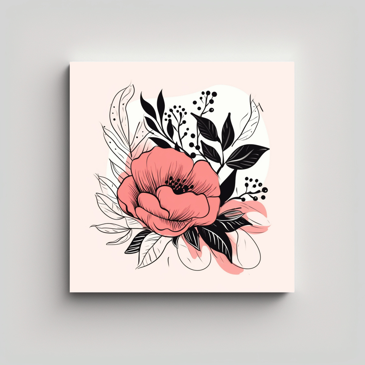 est-tica-moderna-cuadro-boho-minimalista-con-l-neas-negras-y-flores