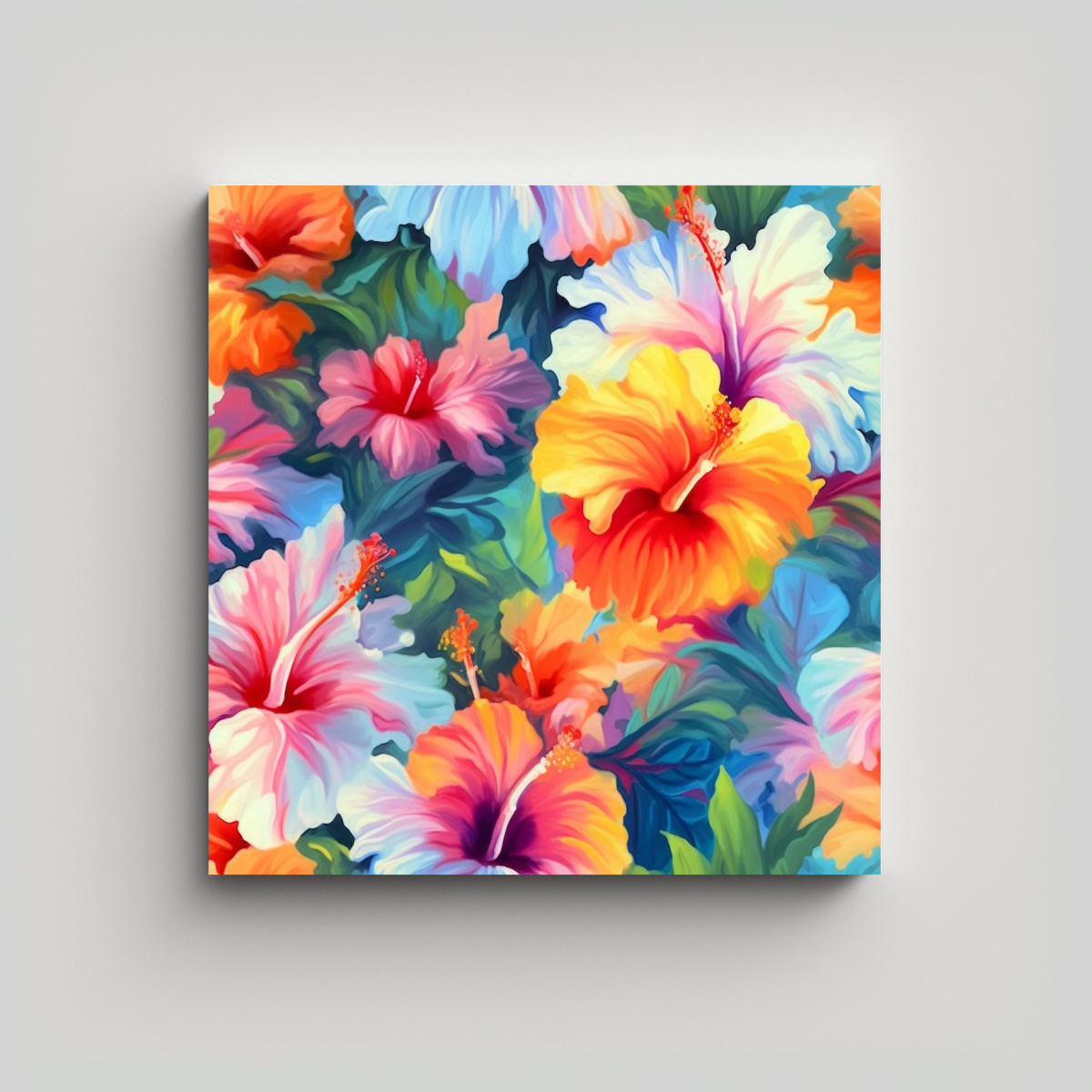 ex-tico-paisaje-hawaiano-dise-o-floral-cuadro-para-comedor