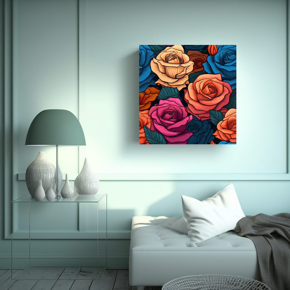 fantas-a-de-rosas-en-cuadro-interior-pintura-decorativa-1