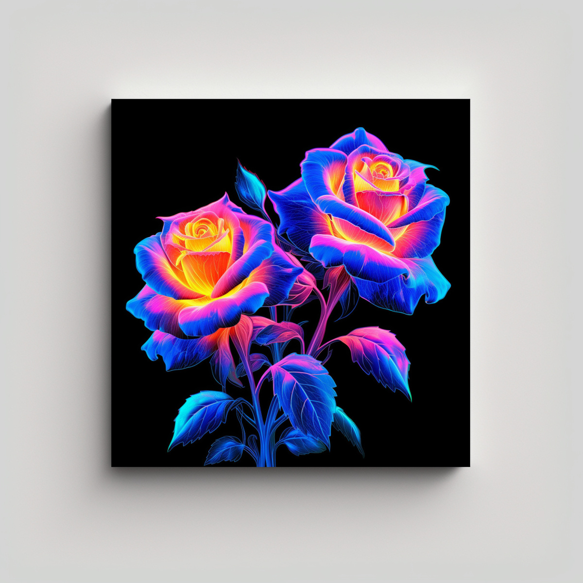 ilustraci-n-clipart-4k-de-flores-neon-rosa-en-tela-bastidor-multicolor