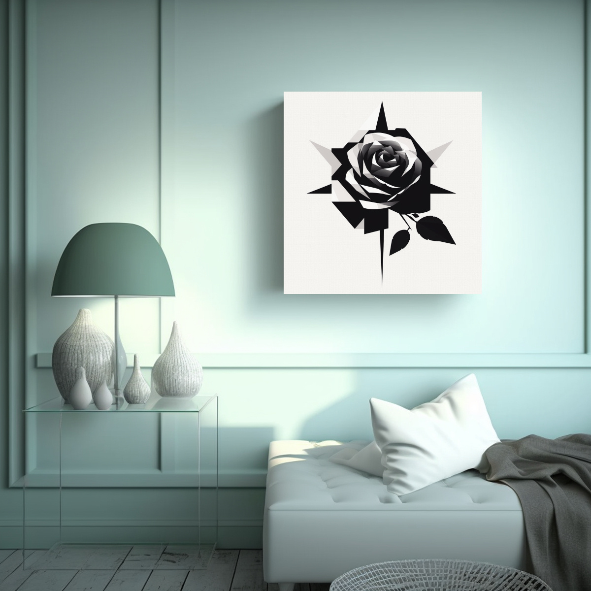 ilustraci-n-geom-trica-minimalista-de-rosa-en-patr-n-intenso-canva-1