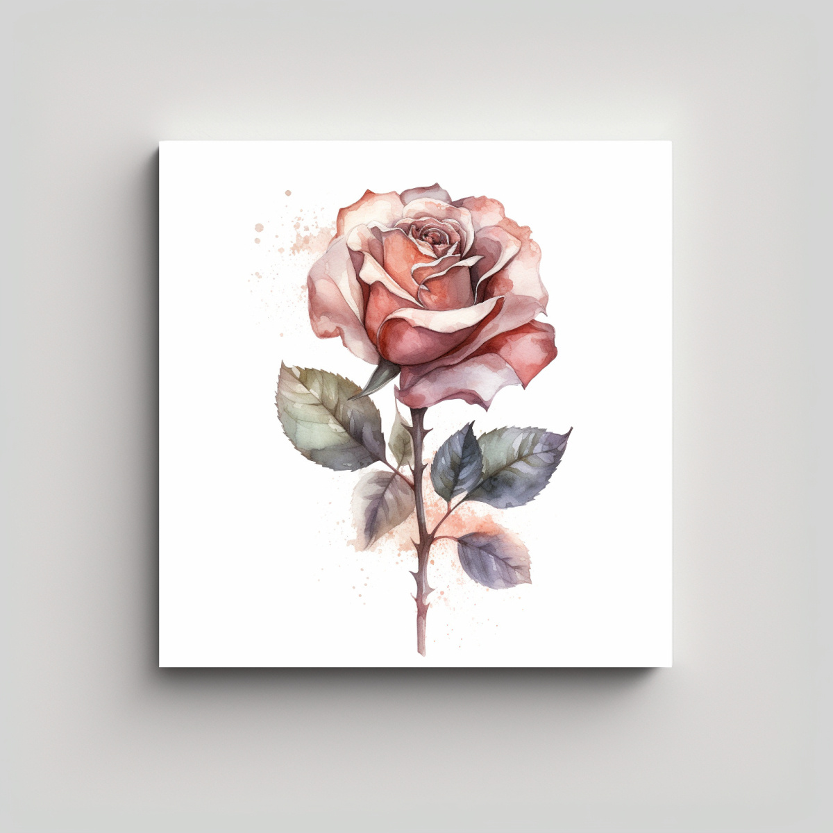 inspiraci-n-de-arte-gr-fico-rosa-realista-con-tallo-en-tela-bastidor